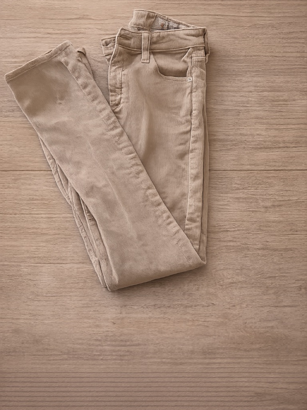 Ag Adriano Goldschmied Women's Straight Leg Jeans in Beige